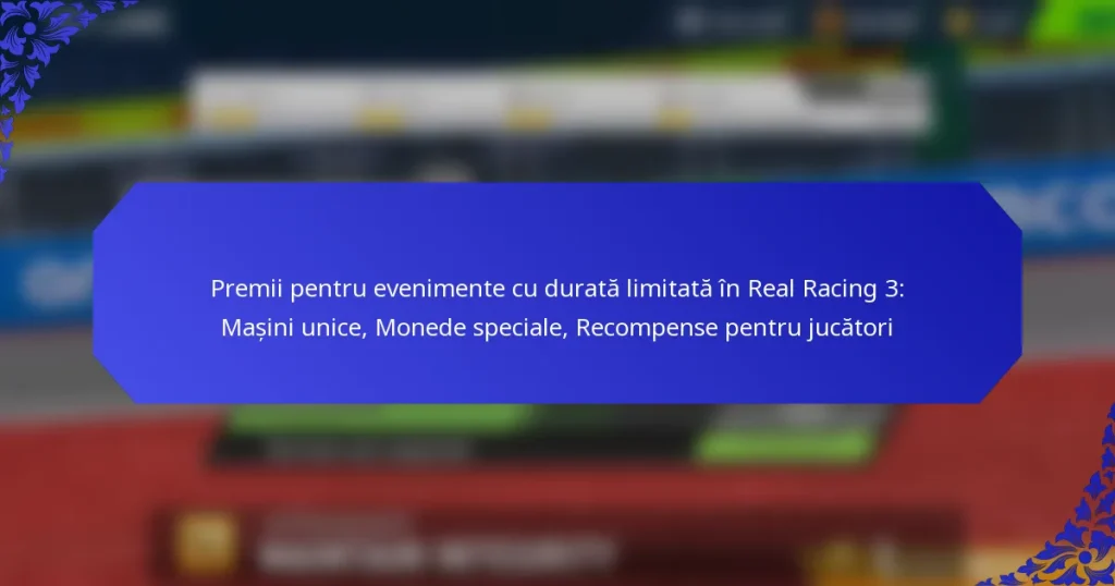 Premii pentru evenimente cu durată limitată în Real Racing 3: Mașini unice, Monede speciale, Recompense pentru jucători